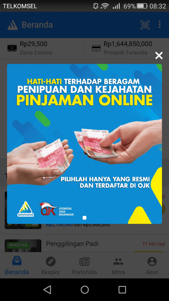 berinvestasi di Ammana