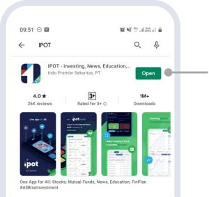 Cara daftar IPOT Online - Install aplikasi IPOT