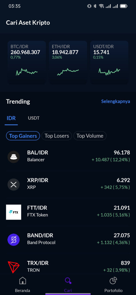 Fitur Dark Mode Ajaib Kripto